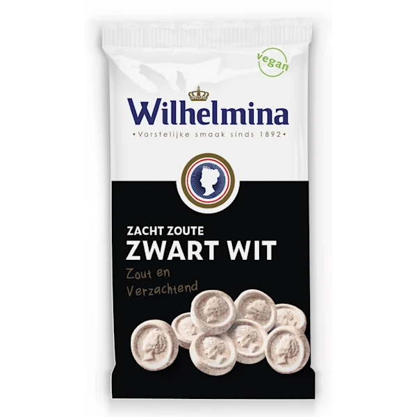 Wilhelmina Zwart wit 3-pack