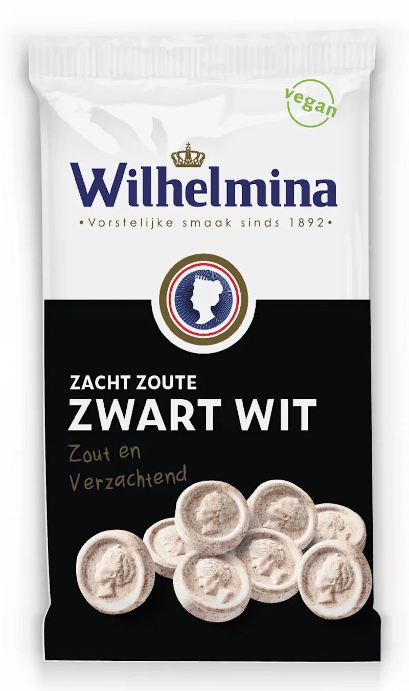 Wilhelmina Zwart wit 3-pack