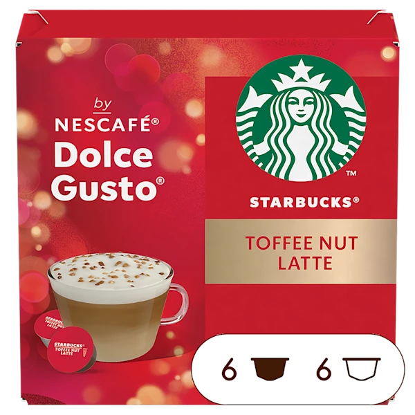 Starbucks Nescafé Dolce Gusto toffee nut latte