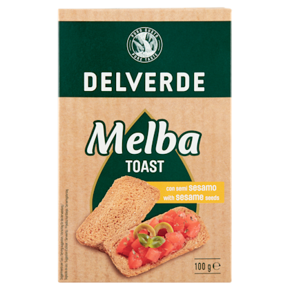 Delverde Melba toast met sesamzaadjes