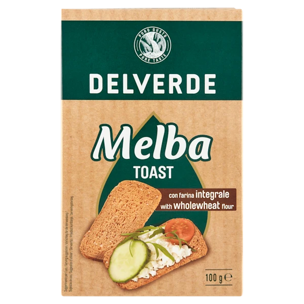 Delverde Melba toast volkoren