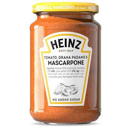 Heinz Tomato pasta sauce mascarpone