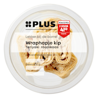 PLUS Wraphapje kip Teriyaki roomkaas