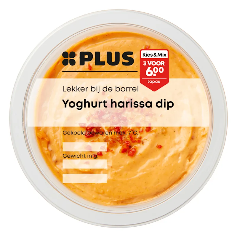 PLUS Yoghurt harissa dip