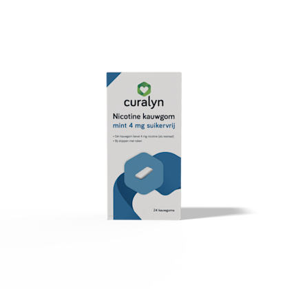 Nicotine kauwgom 4mg mint