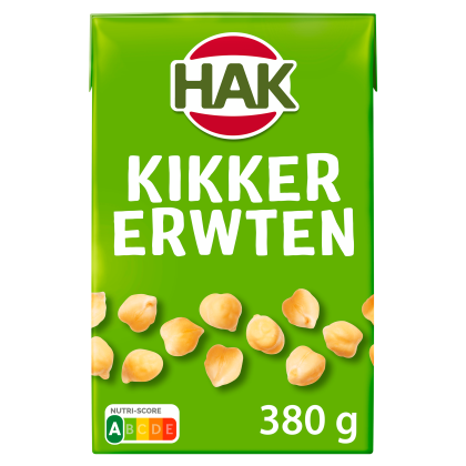 Kikkererwten in pak