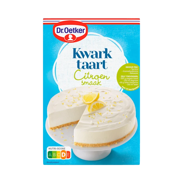 Dr. Oetker Kwarktaart citroensmaak bakmix