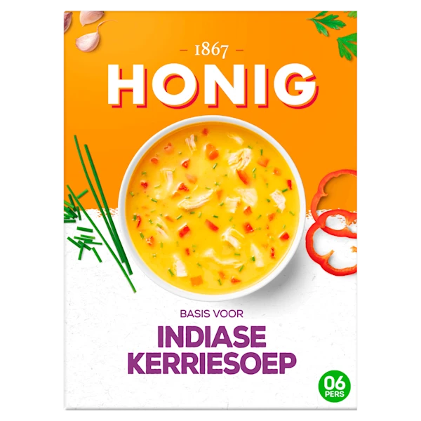 Honig Indiase kerriesoep