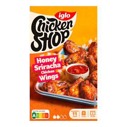 Chicken shop honey sriracha wings