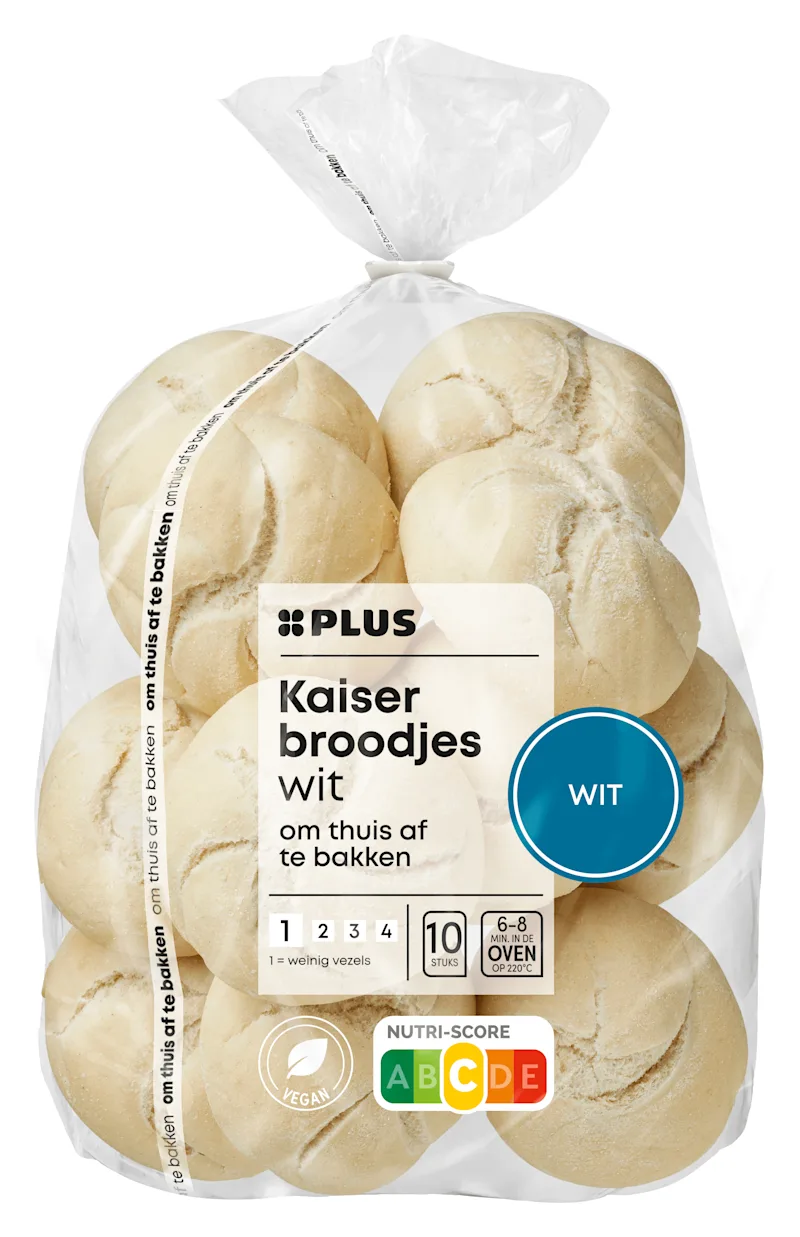 PLUS Kaiserbroodjes wit