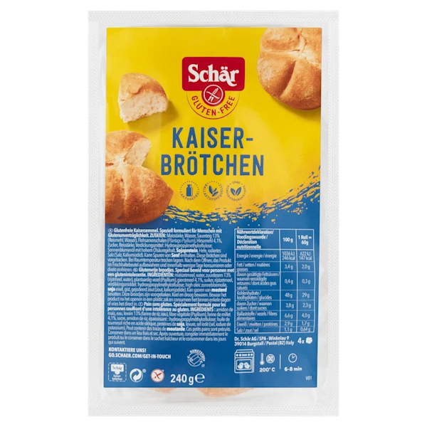 Schär KAISERBRÖTCHEN 240 g