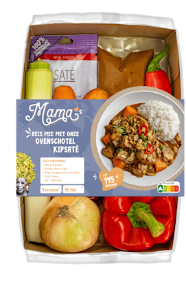 Verspakket ovenschotel saté