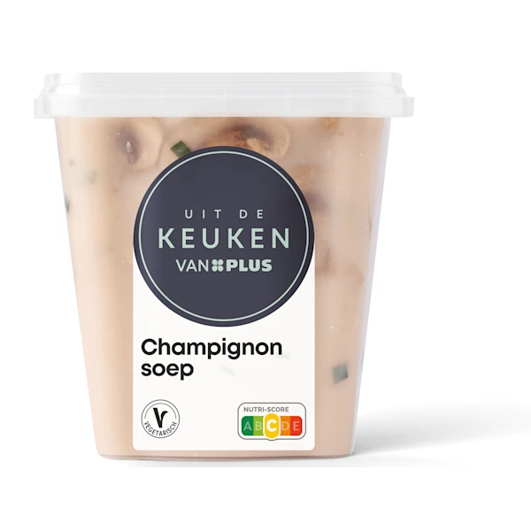 Uit de keuken van PLUS Champignonsoep