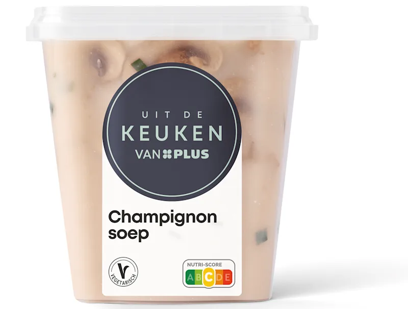 Uit de keuken van PLUS Champignonsoep