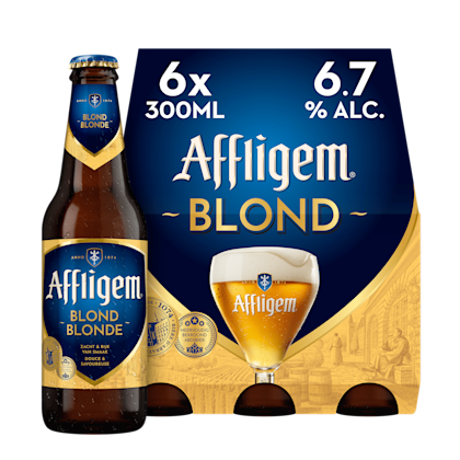 Blond bier fles