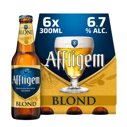 Blond bier fles