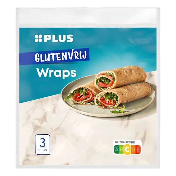 PLUS Glutenvrije wraps 3 stuks