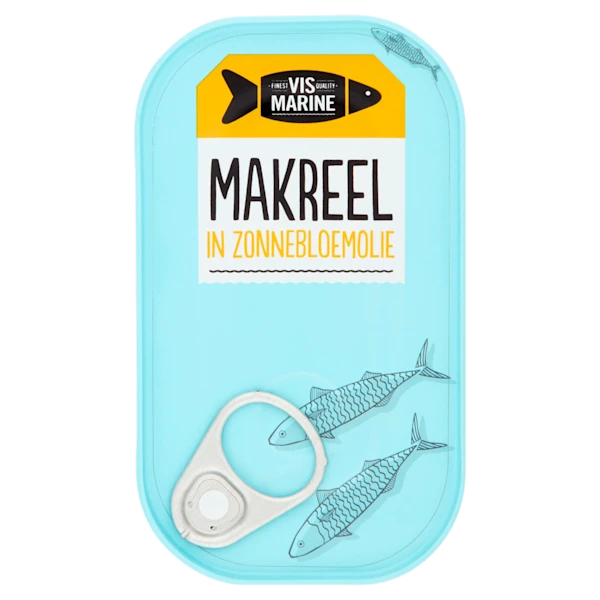 Vis Marine Makreel in zonnebloemolie