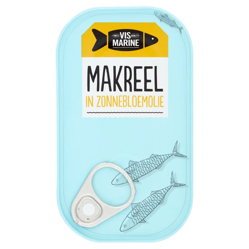 Vis Marine Makreel in zonnebloemolie