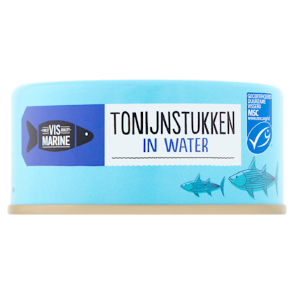 Tonijnstukken in water MSC