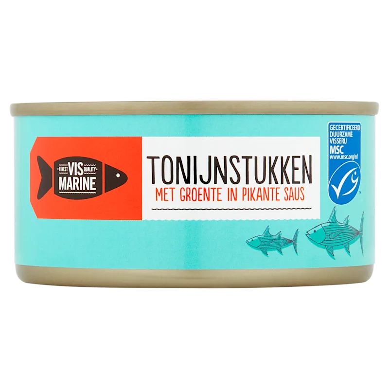 Vis Marine Tonijnstukken met groente MSC