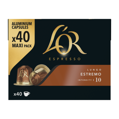 Espresso capsules lungo estremo