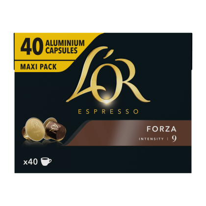 Espresso capsules forza sterkte 9