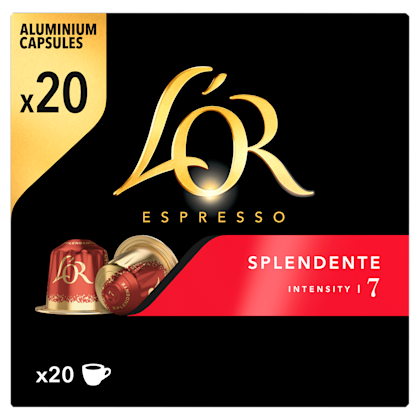 Espresso capsules splendente sterkte 7