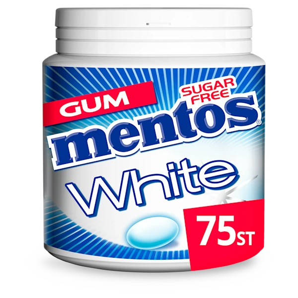 Mentos Gum white cool mint