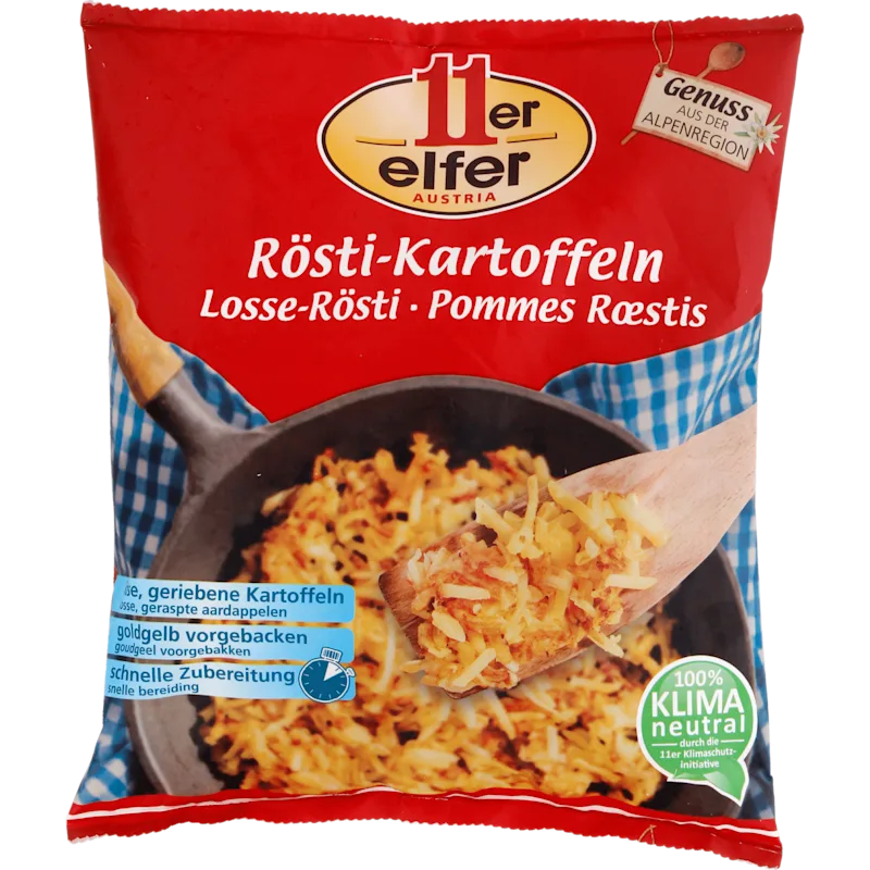 11Er Voorgebakken losse Rösti
