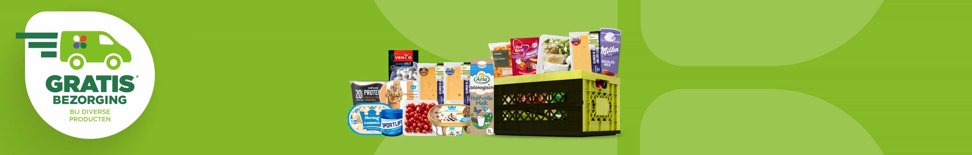 Gratis bezorging op verschillende producten