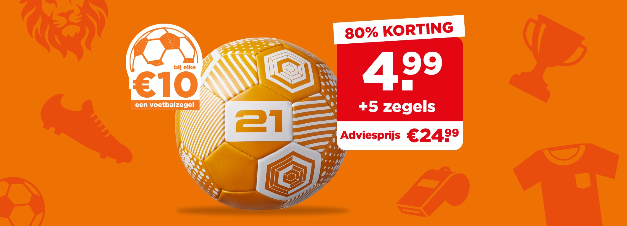 WK-ballen van de spaaractie met actiemechanisme