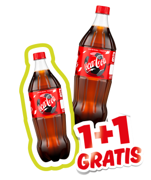 Coca-Cola, Fanta en Sprite, 1+1 GRATIS