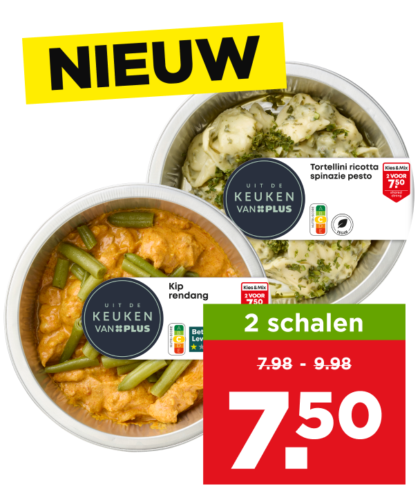 Nieuwe producten bij PLUS.