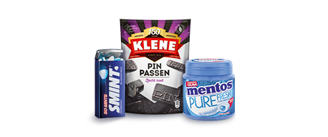 Alle smint, mentos en klene