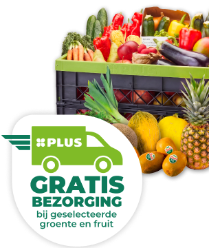 Groente en fruit met gratis bezorging. Uitgezonder voor PLUS Express