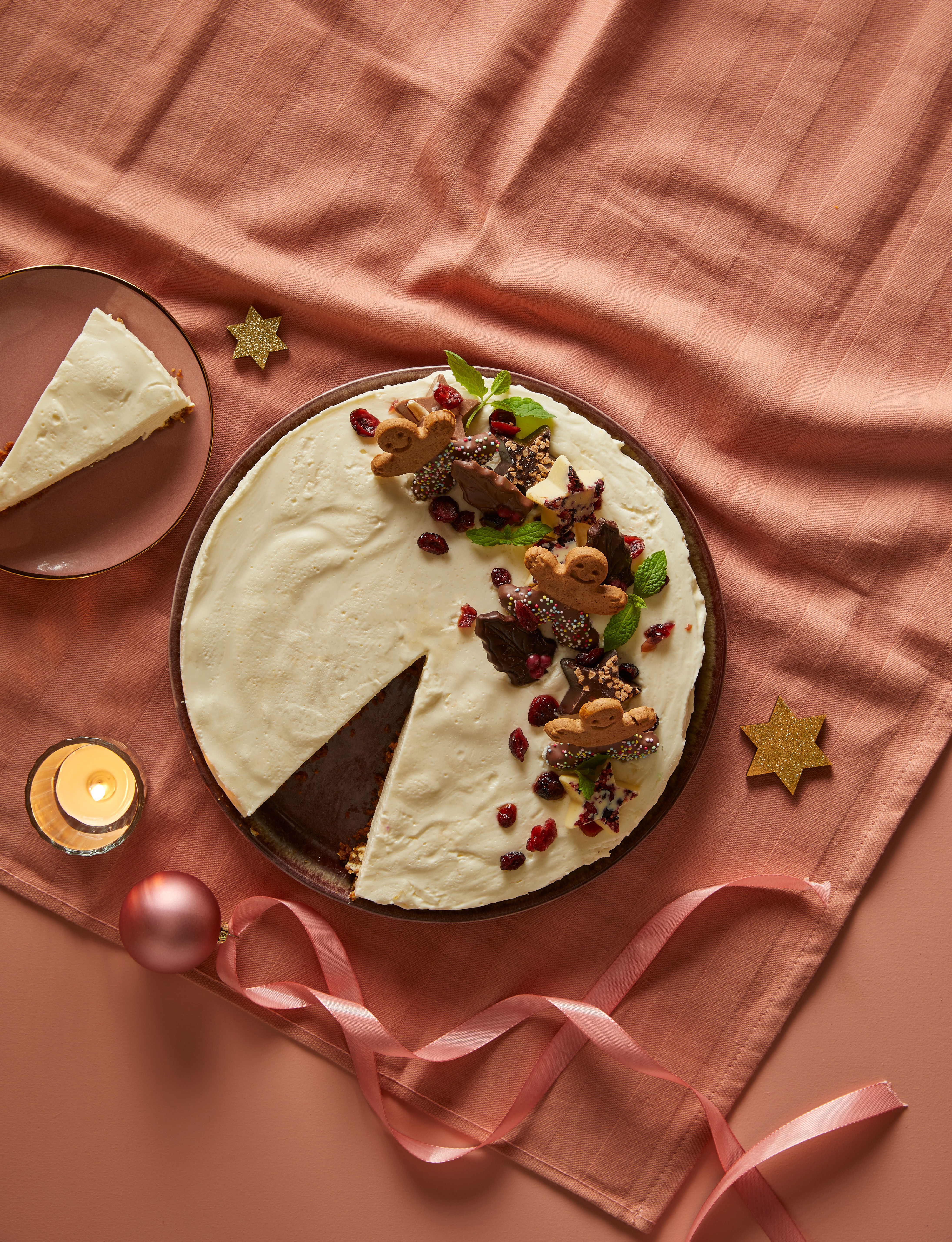 Feestelijke kwarktaart