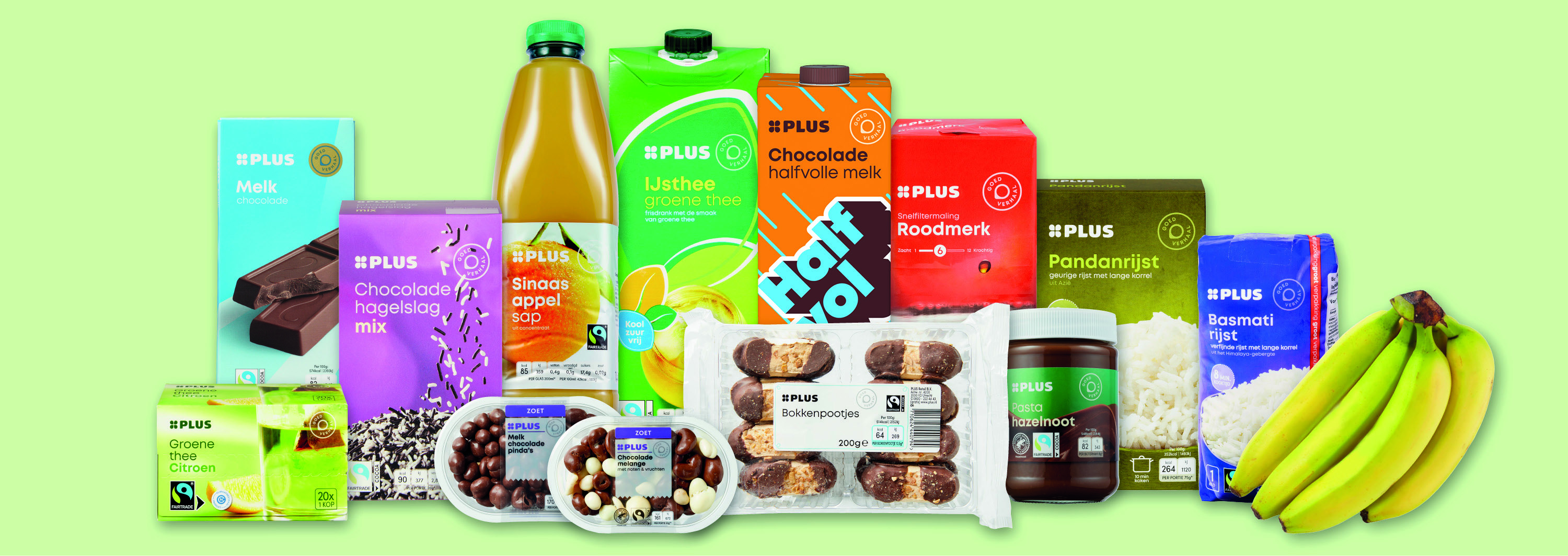 Fairtrade producten van PLUS