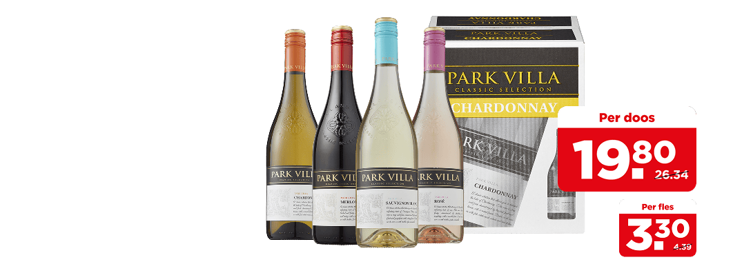 Park Villa Chardonnay, Sauvignon Blanc & Merlot