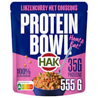 Hak Linzencurry Proteïne Bowl
