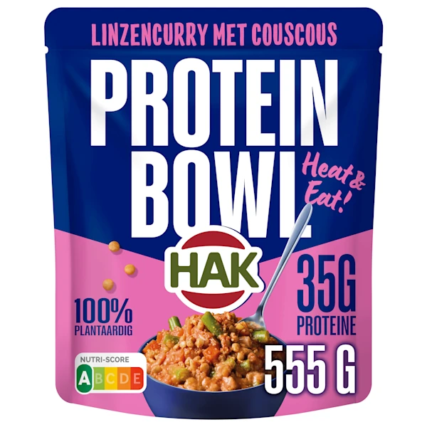 Hak Linzencurry Proteïne Bowl