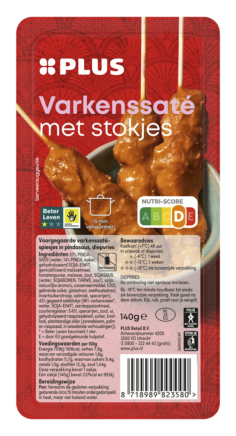 PLUS Varkenssaté