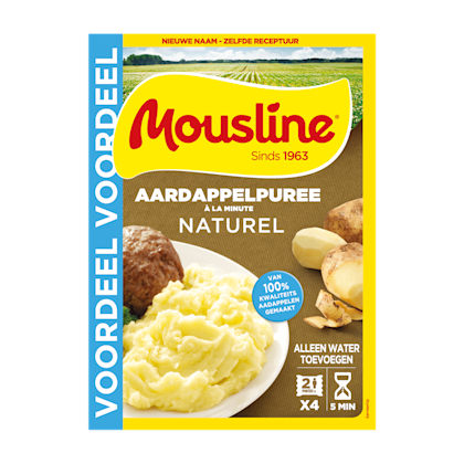 Aardappelpuree á la minute Naturel