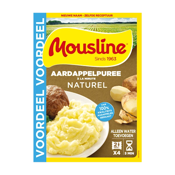 Mousline Aardappelpuree á la minute Naturel