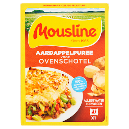 Aardappelpuree voor Ovenschotel