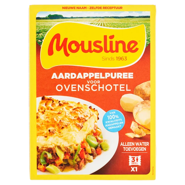 Mousline Aardappelpuree voor Ovenschotel