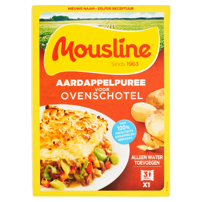 Mousline Aardappelpuree voor Ovenschotel