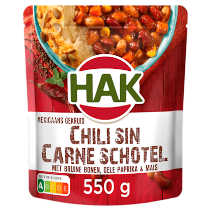 Chili sin carne schotel