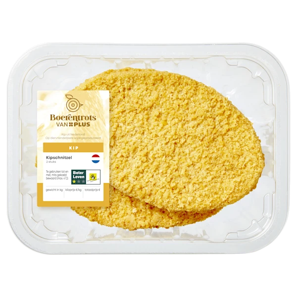 PLUS Boerentrots Kipschnitzel 2st.