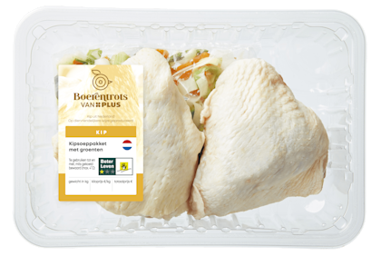 Kipsoeppakket met groenten